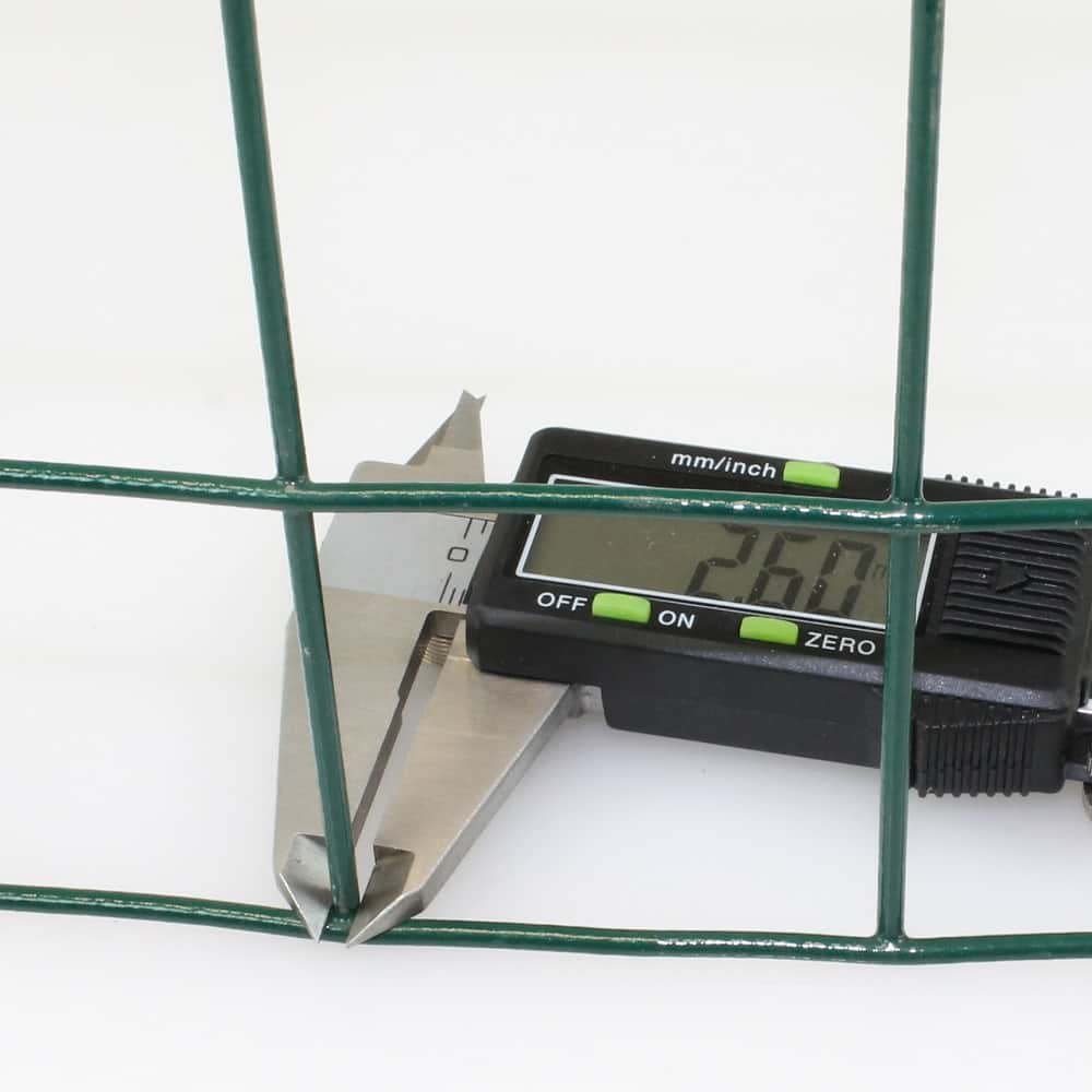 ESAPLAX-Gitter 50,8x50,8x2,60x1020 mm, plastifiziert grün