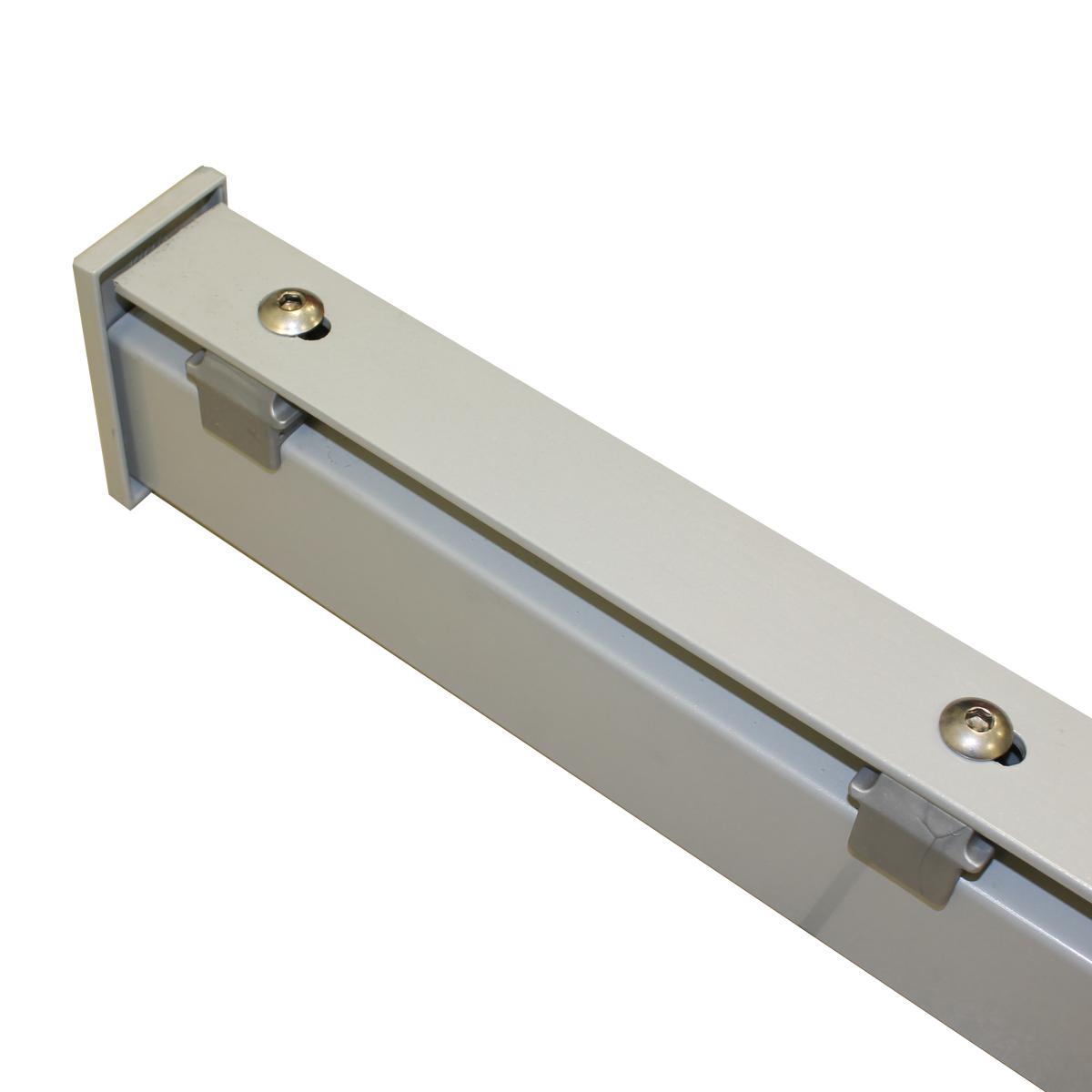 Höhe 1030 mm weißaluminium, Zaunpfosten HS Mitte