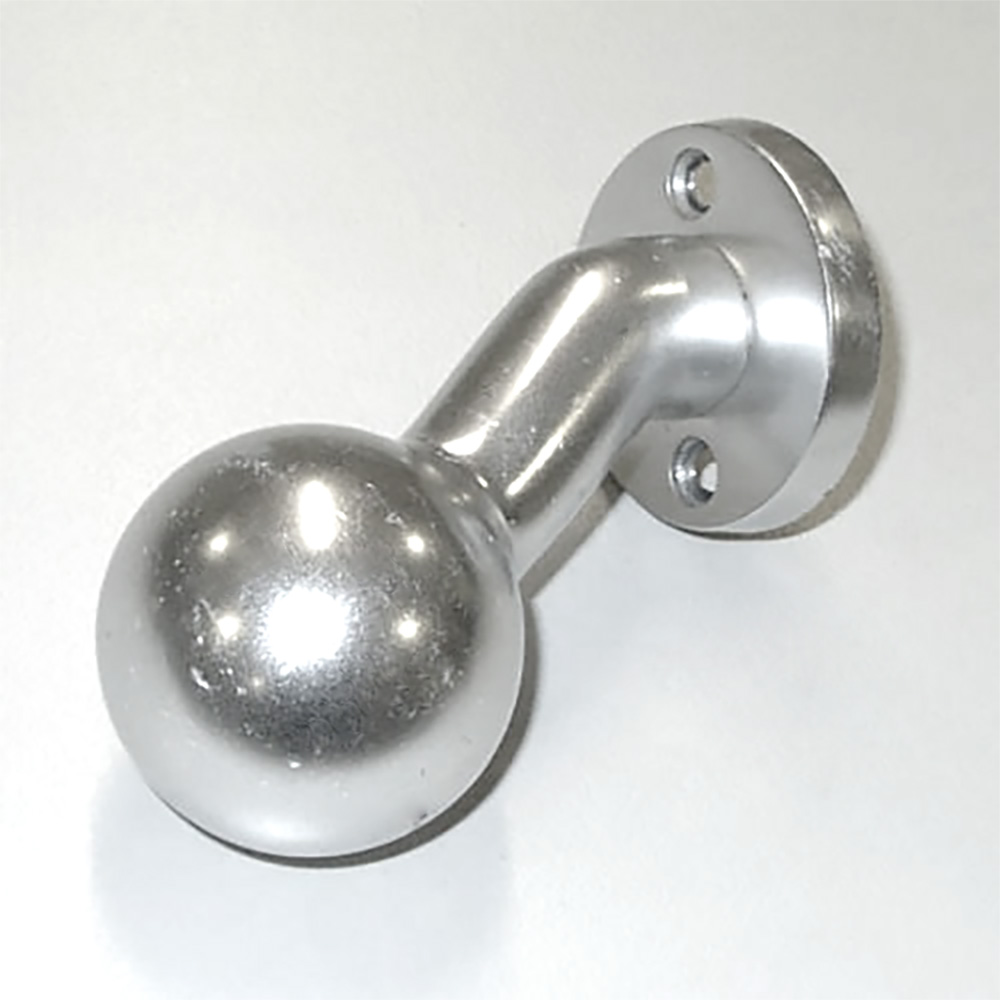 Türknauf fest abgewinkelt auf Rosette