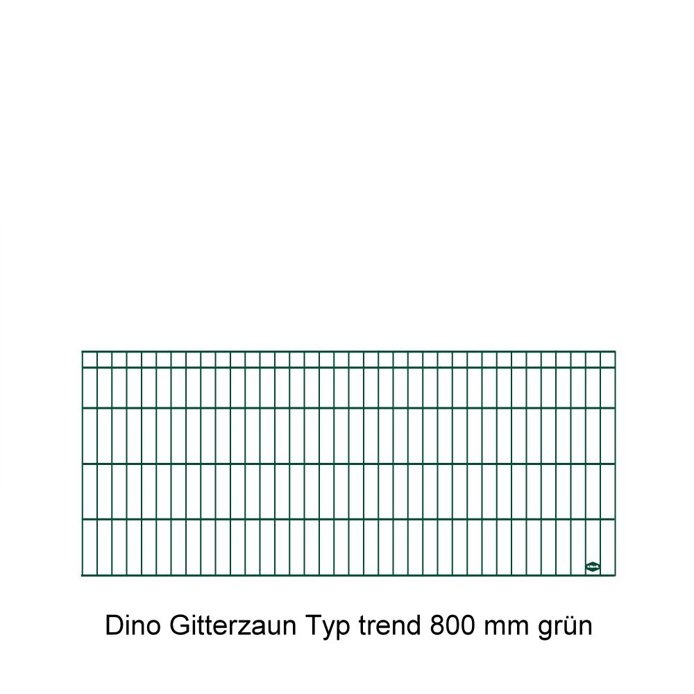 DINO Höhe 0800 mm, Gittermatte trend, grün