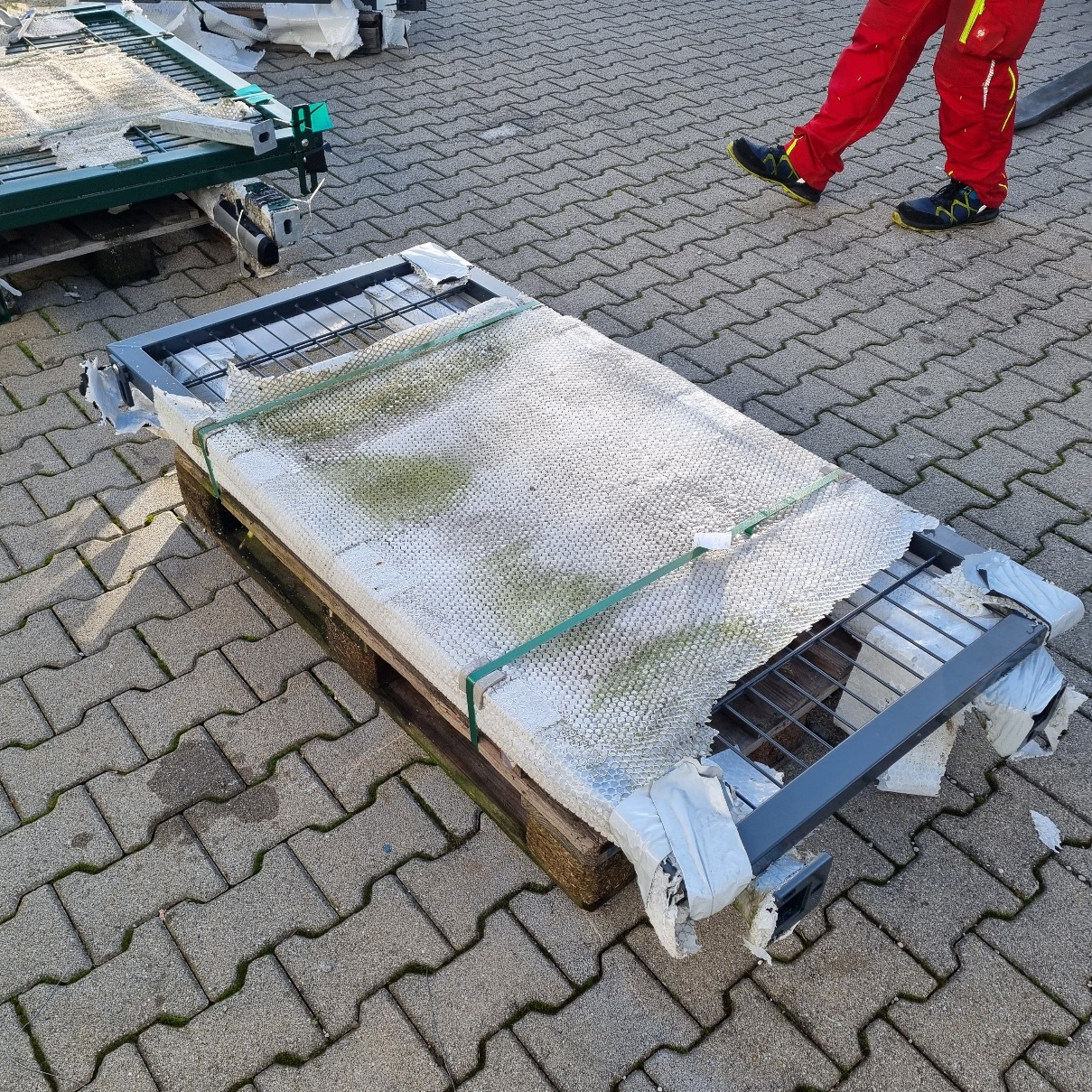 Toranlage LGT Vario 800x1600 mm Bodenplatten Anthrazit