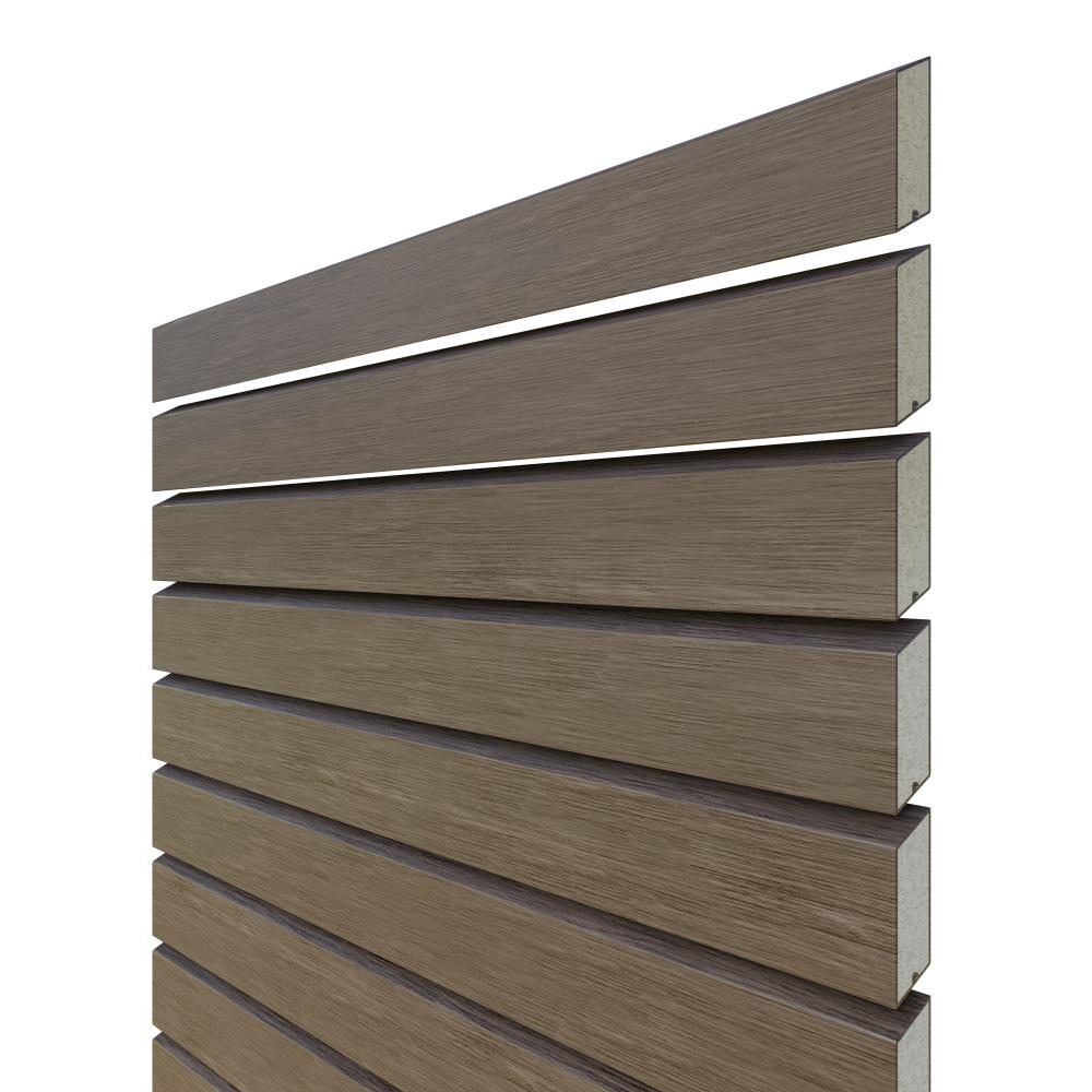 Sichtschutz ALU Rhombus 0600 x 1800 mm Vintage Oak