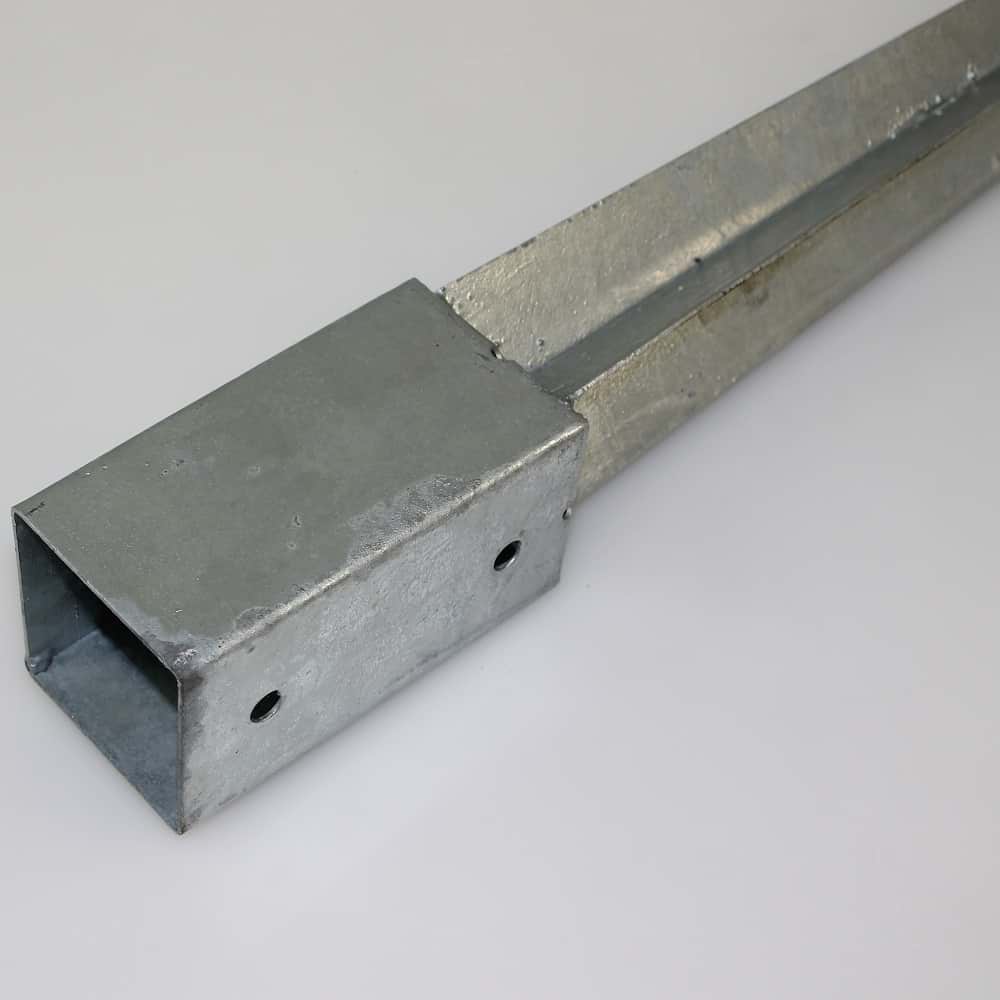 Einschlag-Bodenhülse 91x91x750 mm verzinkt