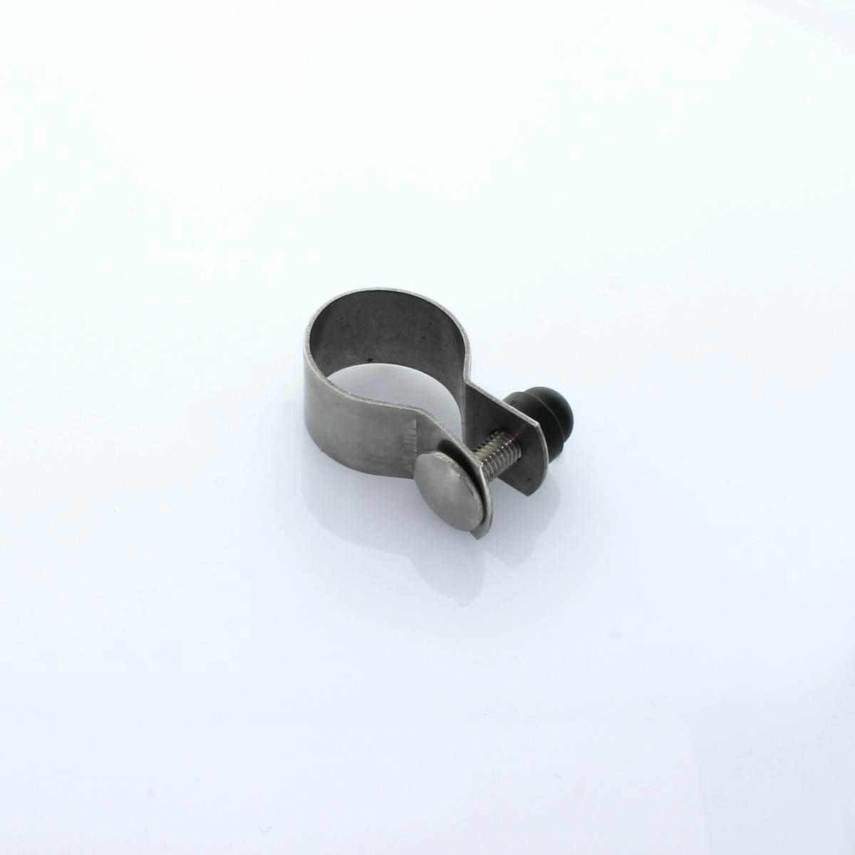 Schelle Ø 034 mm Edelstahl cpl. mit Zubehör