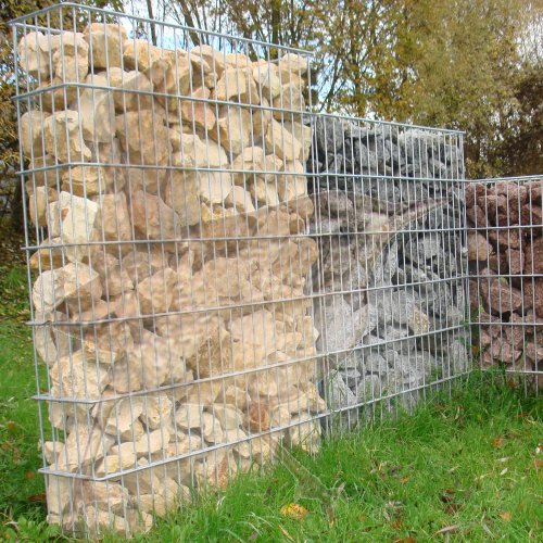 Zaun Gabione 2030 x 262 mm verzinkt ohne Pfosten