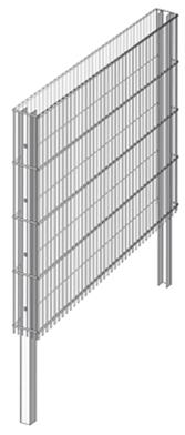 Wandsystem 130 mm - 1000 mm Grundelement verzinkt