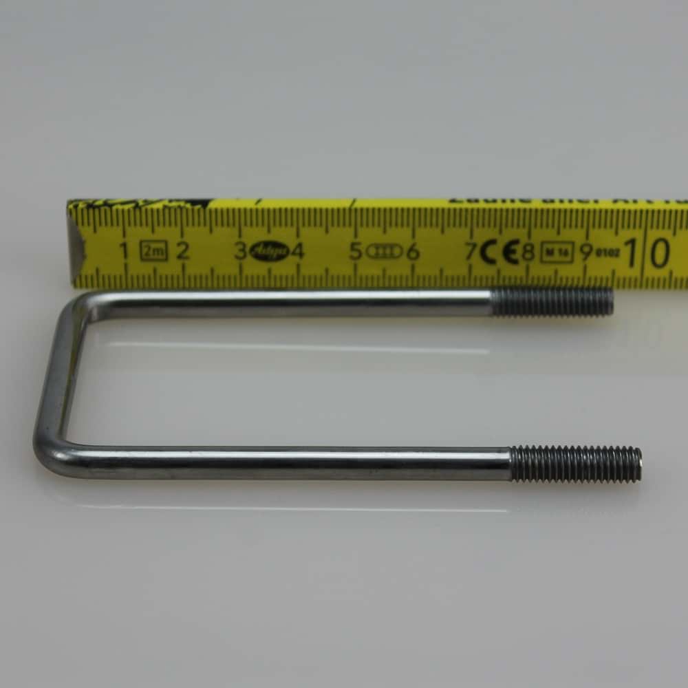 U-Bügel 60 x 40 mm Gewinde M6 Edelstahl