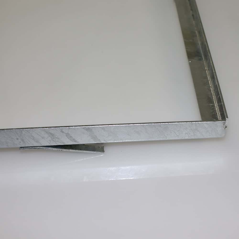 Lichtschachtgitter 0800 x 0400 x 25 mm Zarge