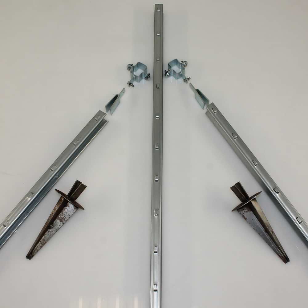 Z-Profil 1500 mm Set Eck aufstellen, spannen