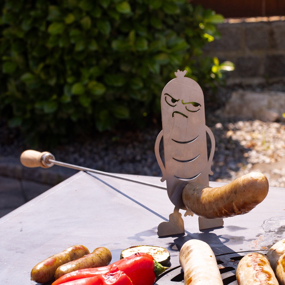 GrillspieÃŸ Edelstahl Mr. Wurst - grimmig;