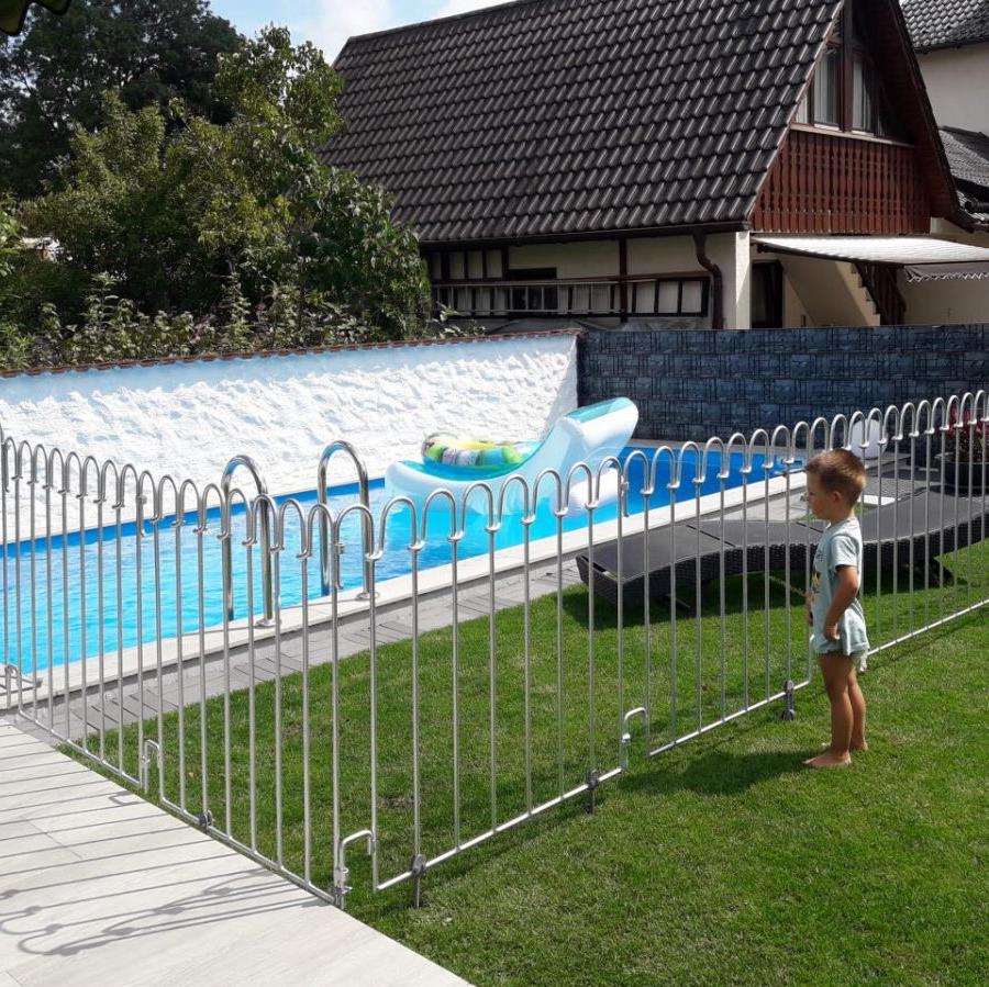 Steckzaun Poolfix Passlement 1000 mm verzinkt