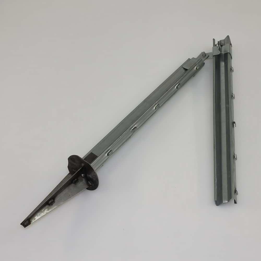 Z-Profil 1500 mm Set Anfang aufstellen, spannen