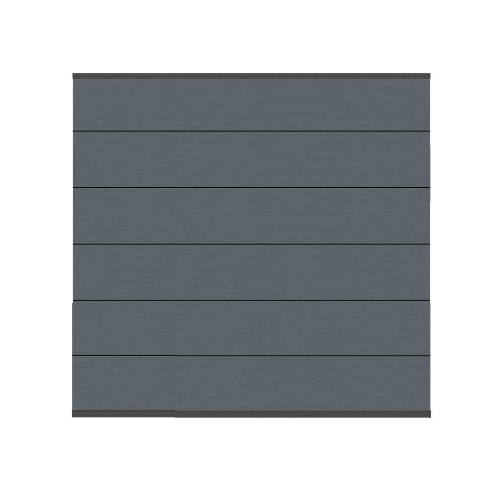 Sichtschutz WPC XL 1780 x 1830 mm anthrazit