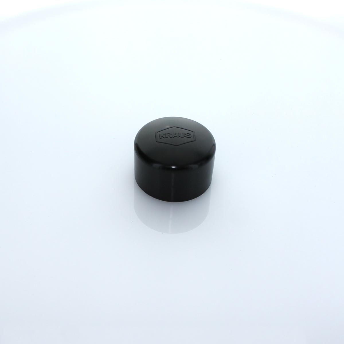 Abdeckkappe schwarz Ø 42 mm Kunststoff