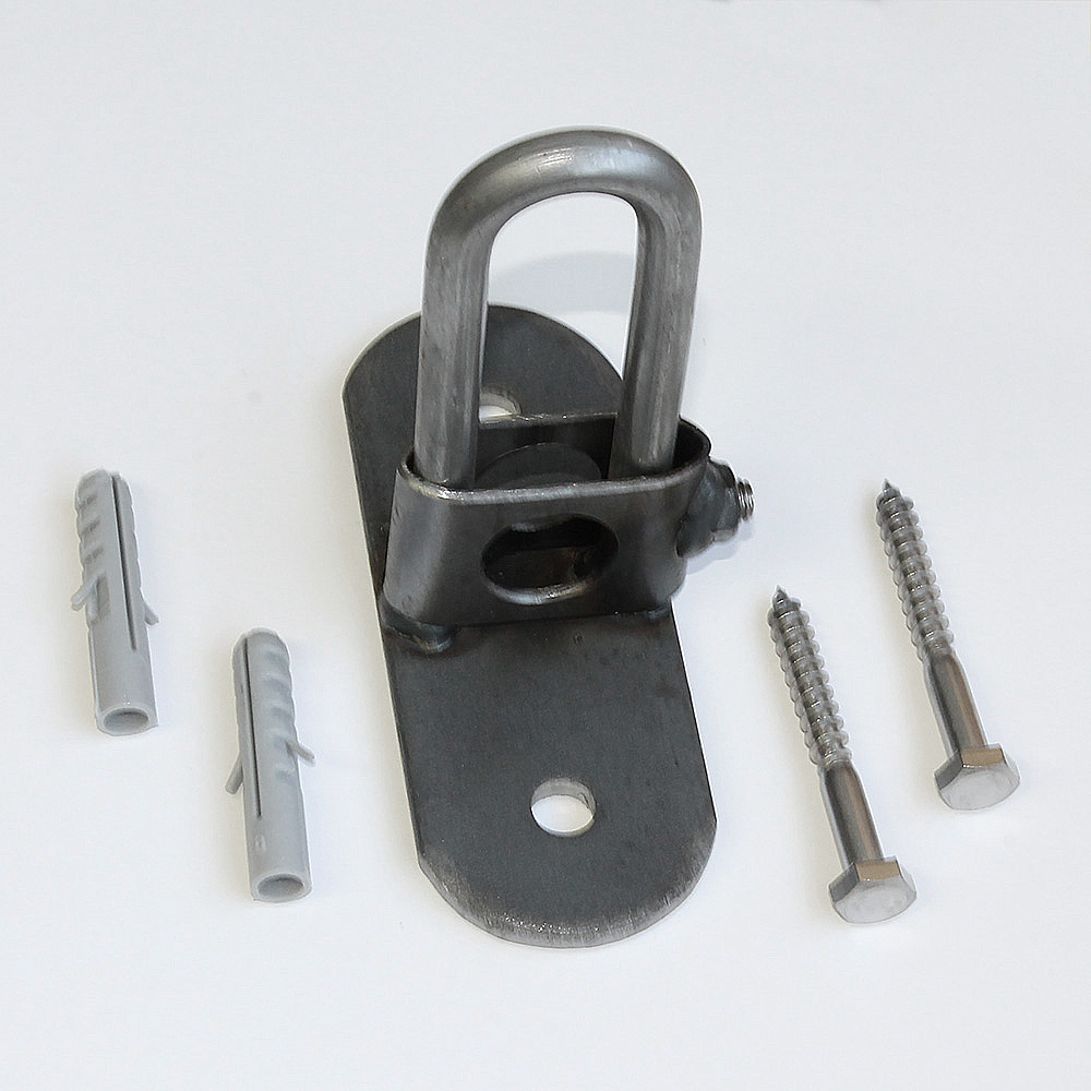 Wandhalter mit Klemmführung Anneau/Anno blank