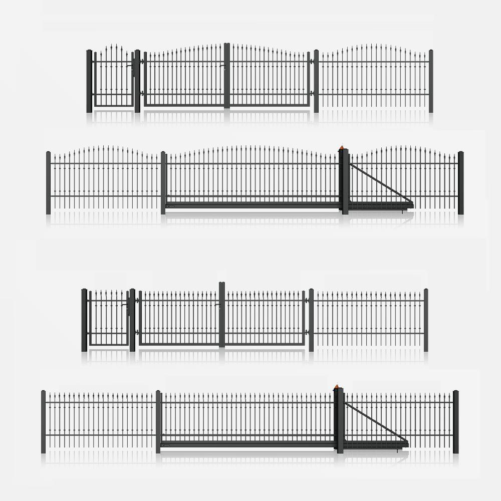 Schmuckzaun Design Lux 10.45 - ANFERTIGUNG