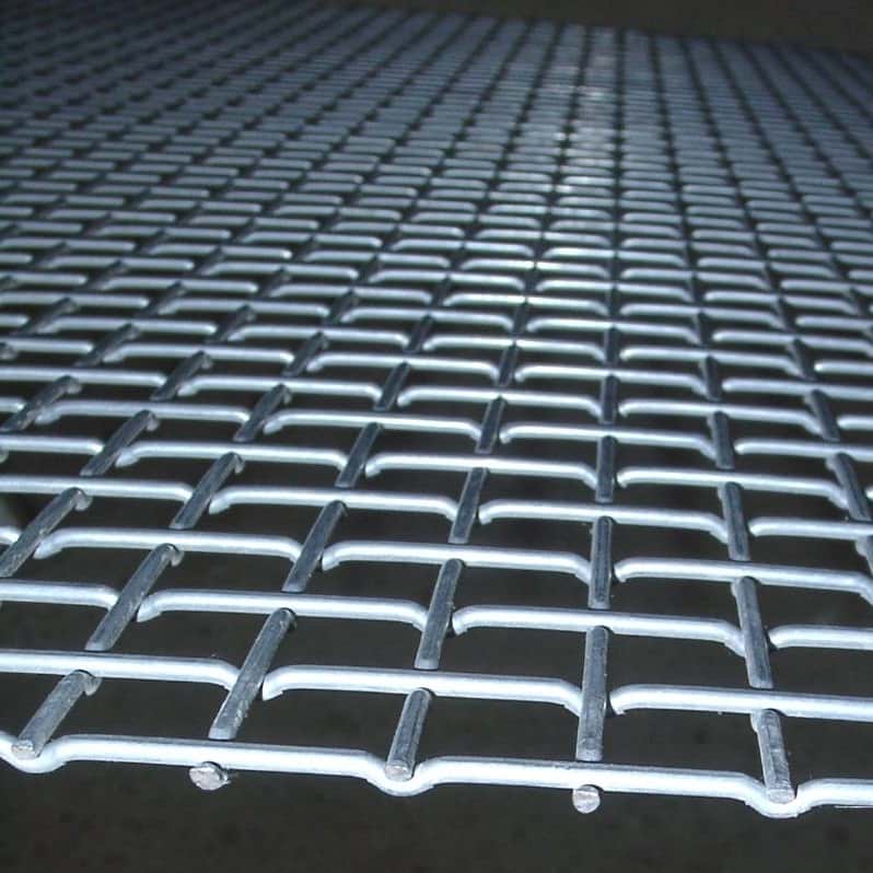 Stanzgitter Edelstahl 10x2,0 mm, 2000x1000 mm einseitig glatt