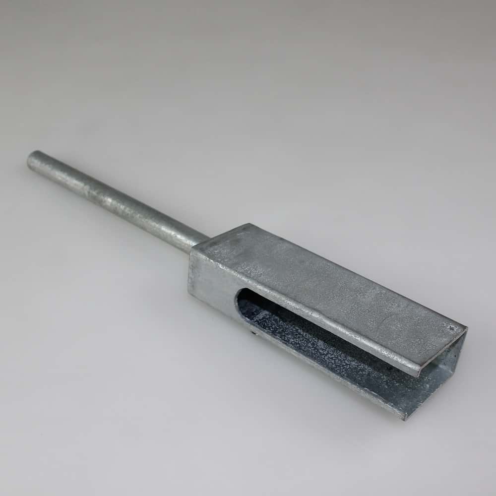 Pfostenadapter 60x40 mm mit Schlitz