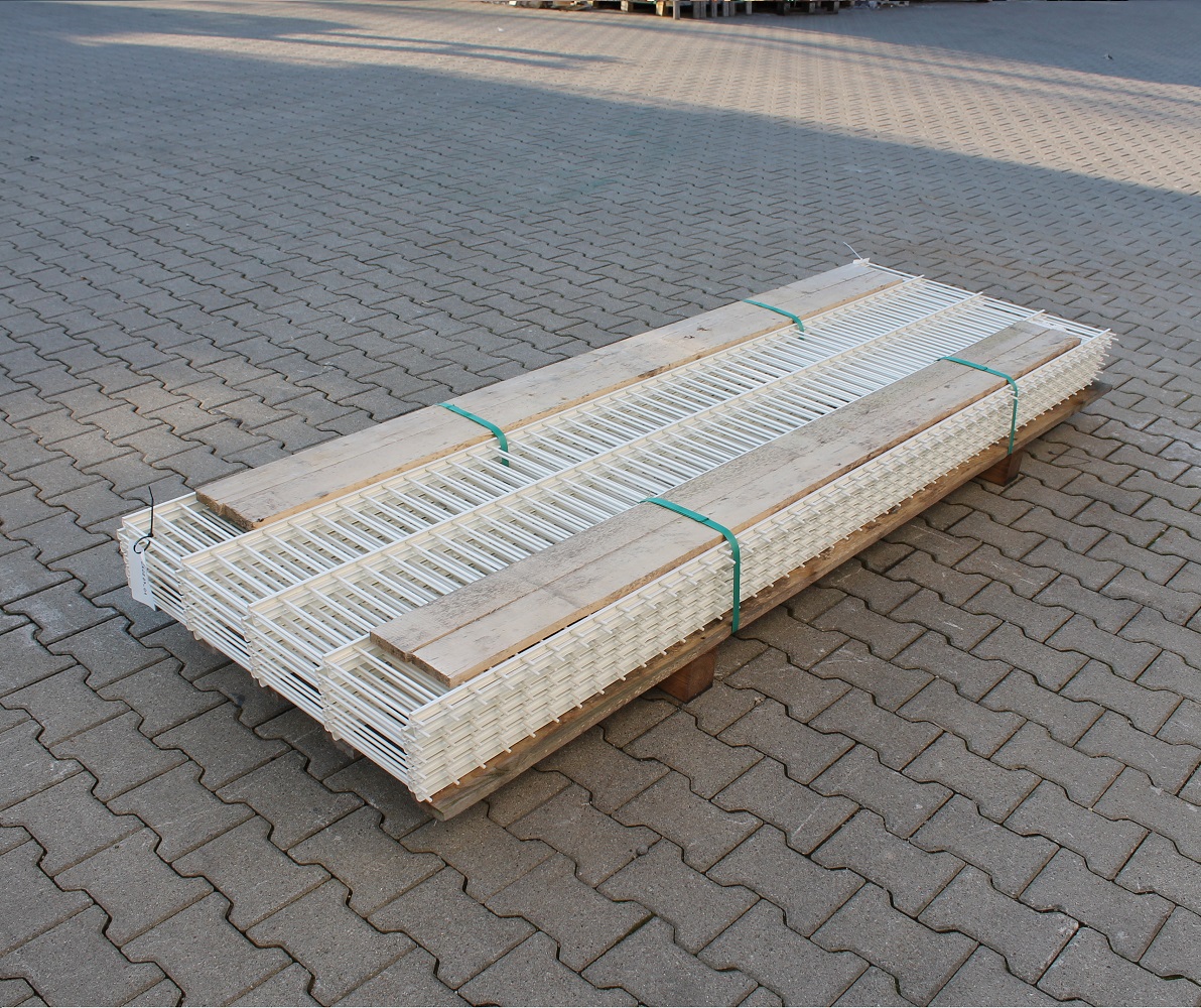 Gitterzaun UNI 830 mm Reinweiß RAL 9010 - 30 m