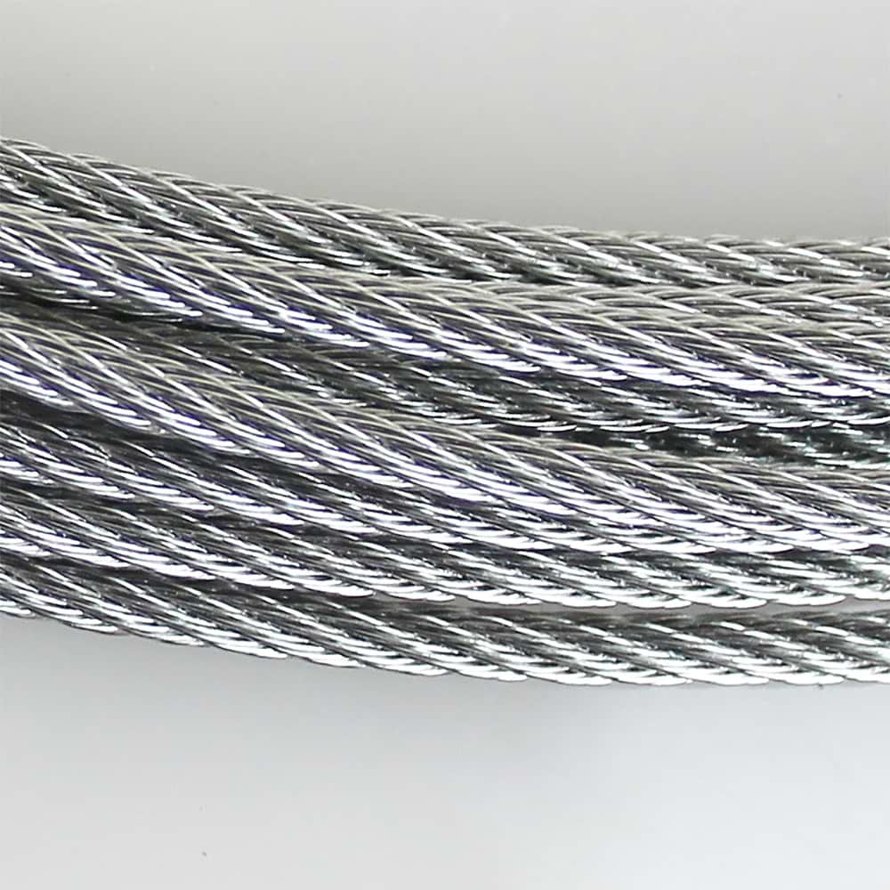 Stahlseil 3 mm, verzinkt 6 Drähte á 7 Litzen