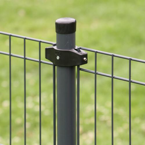 DINO Höhe 0500mm, Pfosten Basic Mitte, anthrazit