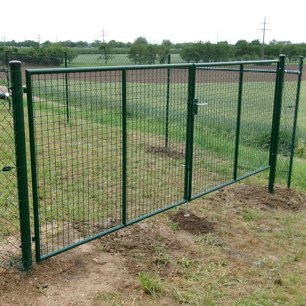 Wellengitter - Tor 3000 x 1250 mm grün