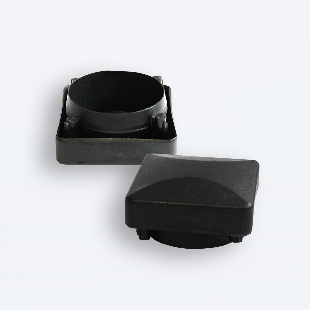 Abdeckkappe 080 x 050 mm schwarz Kunststoff | 14332 Abdeckkappe 080 x 050 mm schwarz Kunststoff | 14332