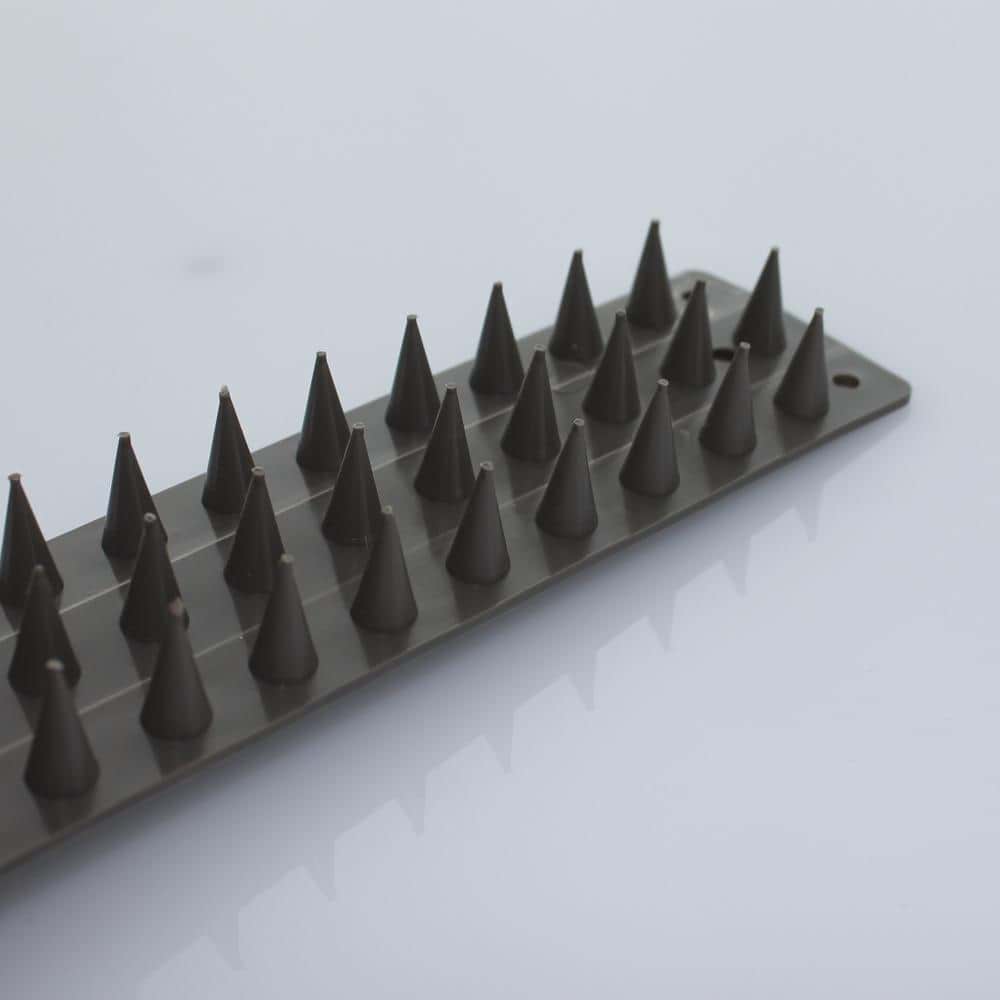 Katzenabweiser aus PVC - Pack mit 4 Meter grau