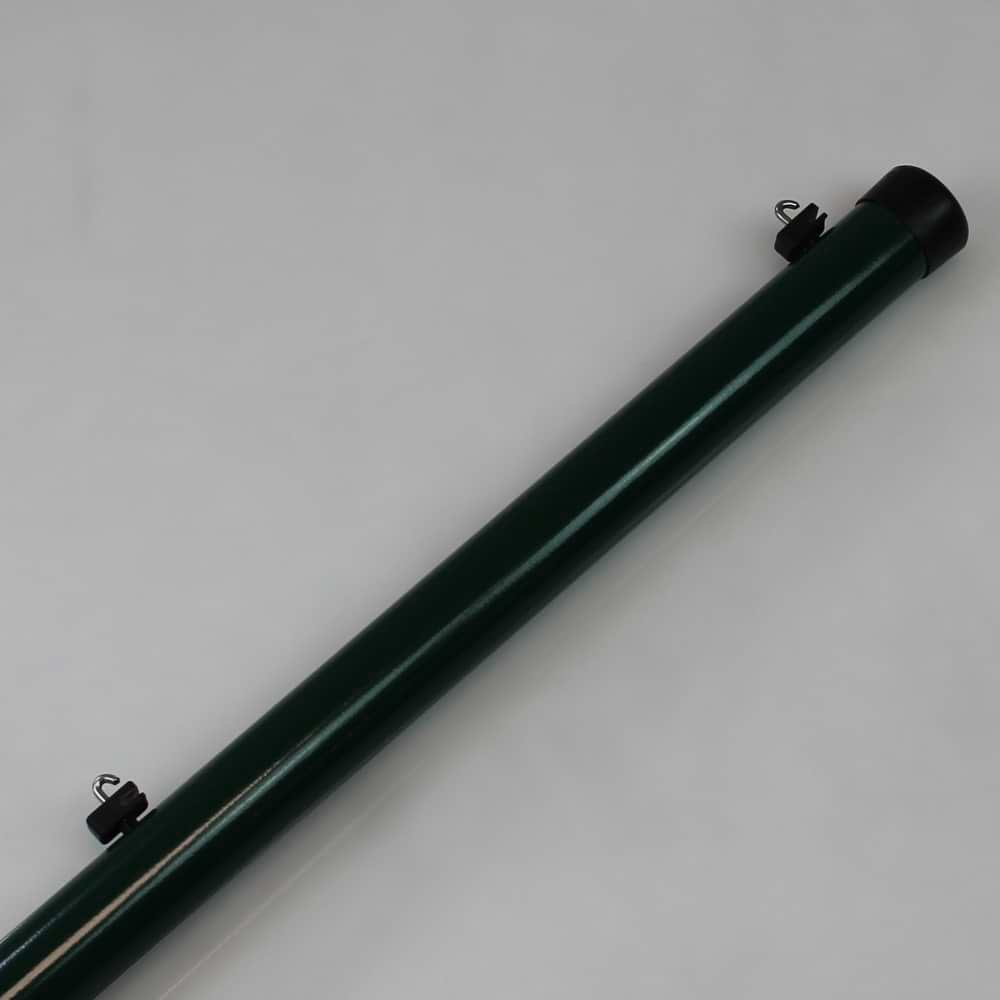 Zaunhöhe 0800 mm, Pfosten grün Ø 42x1250 mm