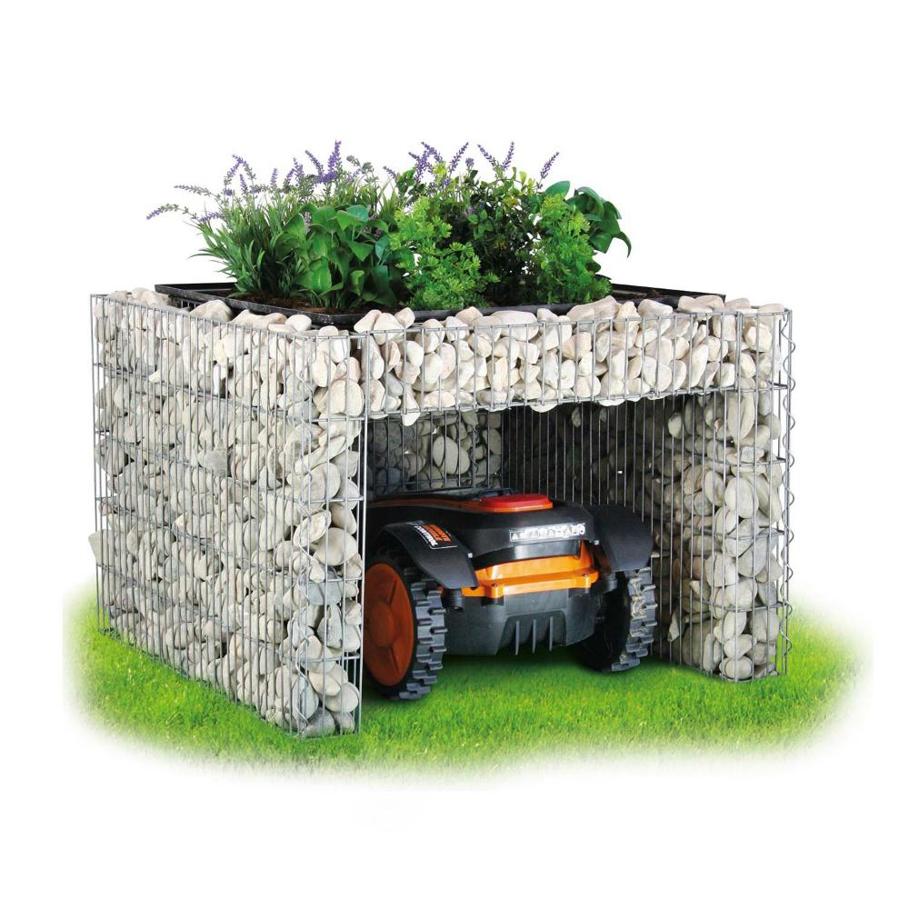 Gabionen Mährobotergarage