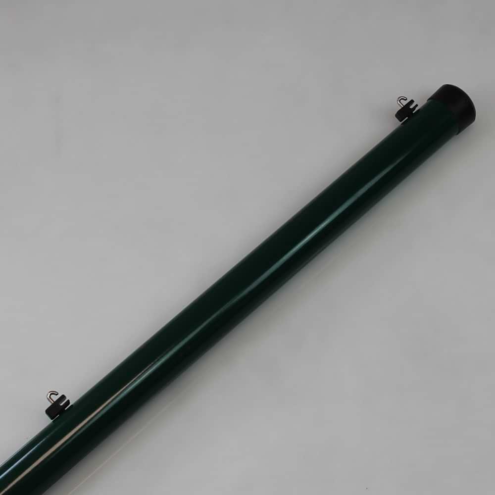 Zaunhöhe 1750 mm, Pfosten grün Ø 48x2250 mm