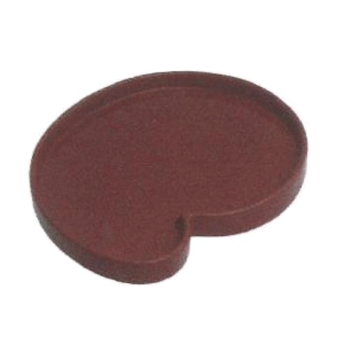 Kräuterspirale rot glasiert, Untersetzer