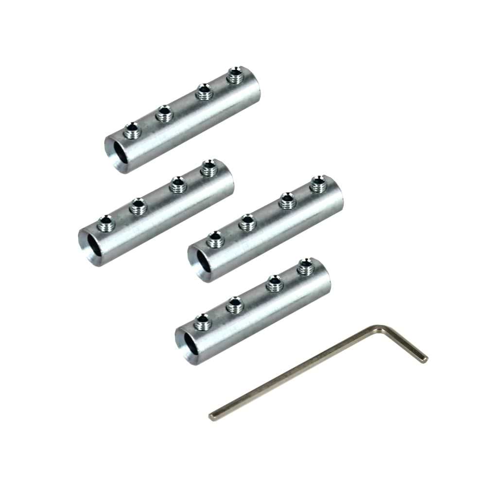 Staketenzaun Steckerbinder zum Schrauben - 4er Set