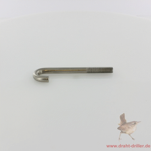 Hakenschraube M8x090, Haken 15 mm, V2A