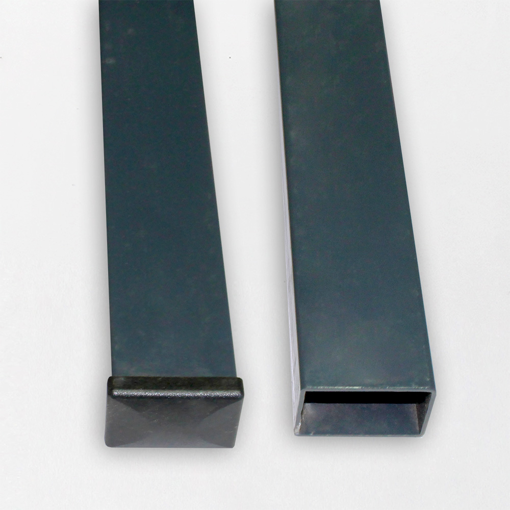 Pfosten 0630 mm 60x40 mm ohne Halter anthrazit