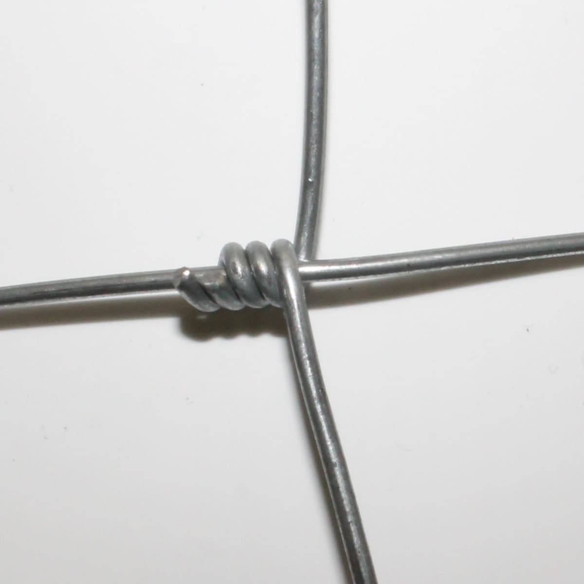 Knotengeflecht - L 145/19/15 - 2,45/1,90 mm Zink-Alu