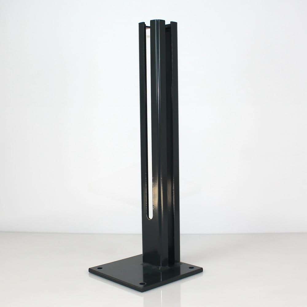 Bodenplatte für Torpfosten 60 x 60 mm anthrazit