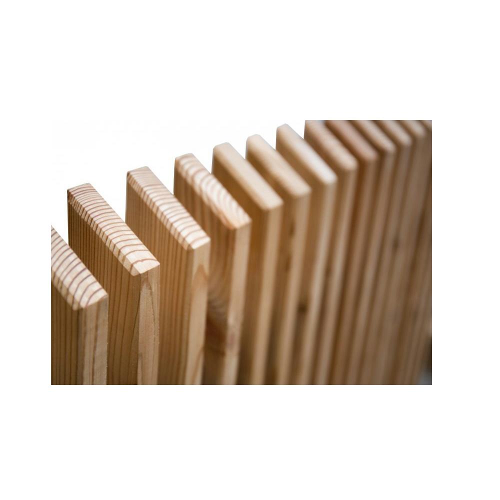 Holz-Design-Zaun Lattenzaun Durchblick 1800x1800 mm