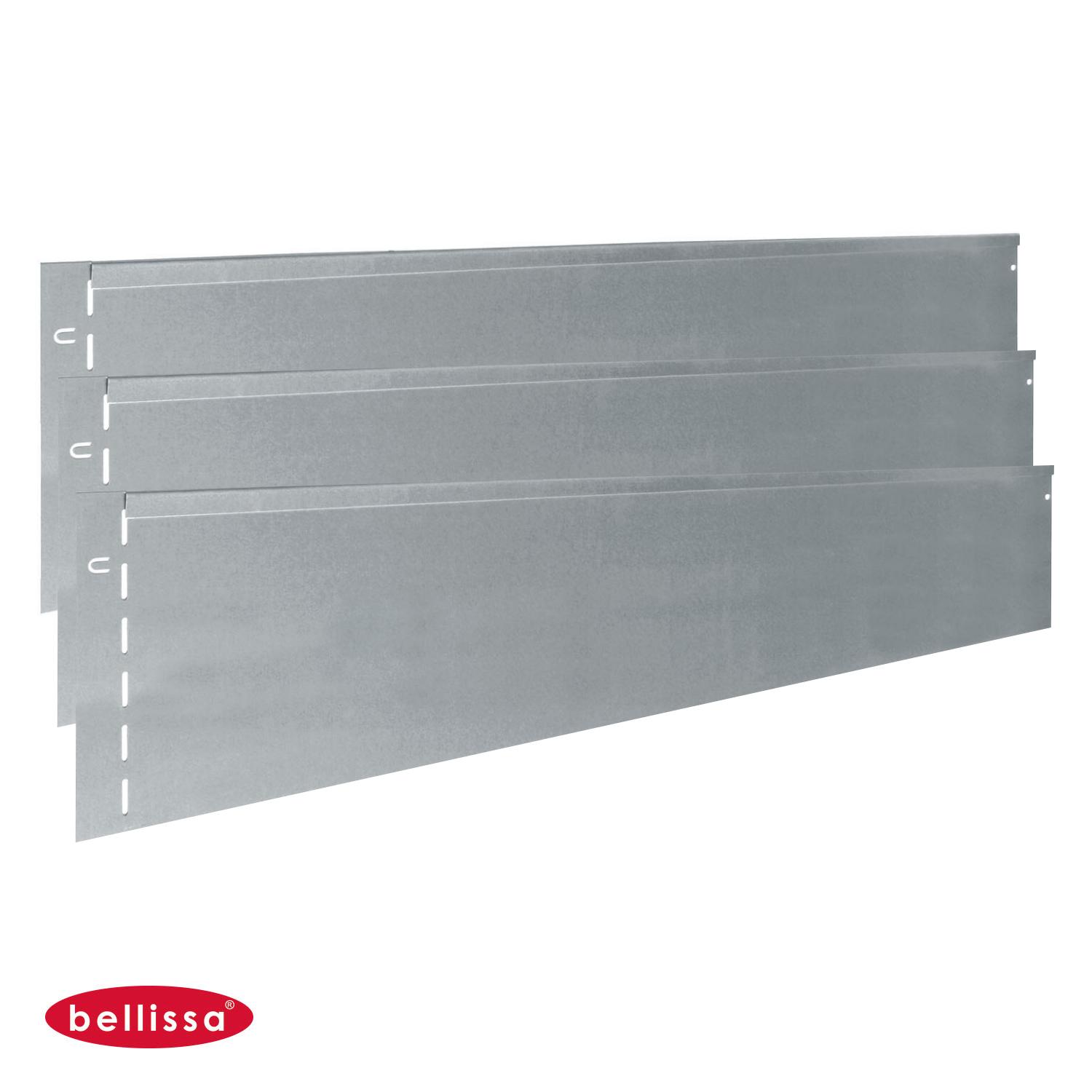 Rasenkante Metall 1180 x 200 mm - 3er Set