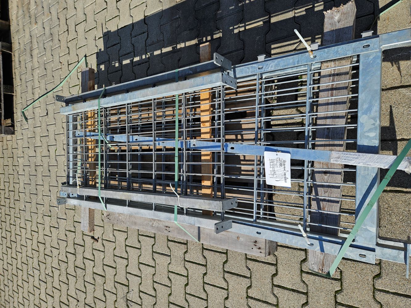 Brennholzunterstand B-WARE 1260 x 1800 x 700 mm Grundelement 