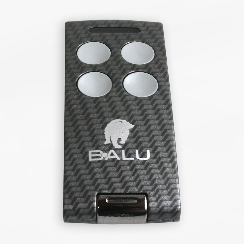 Handsender 4-Kanal 433 MHz Rolling-Code Carbon