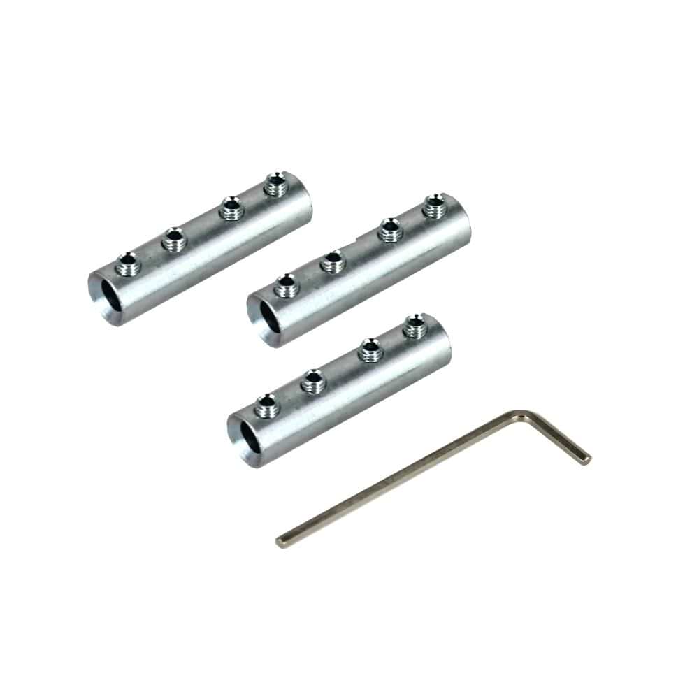 Staketenzaun Steckerbinder zum Schrauben - 3er Set