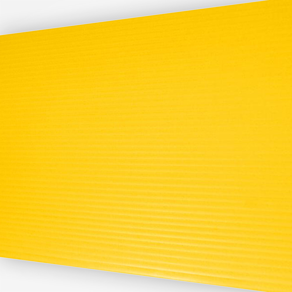 Der stabile Sichtschutzstreifen 190 x 2520 mm, Verkehrsgelb