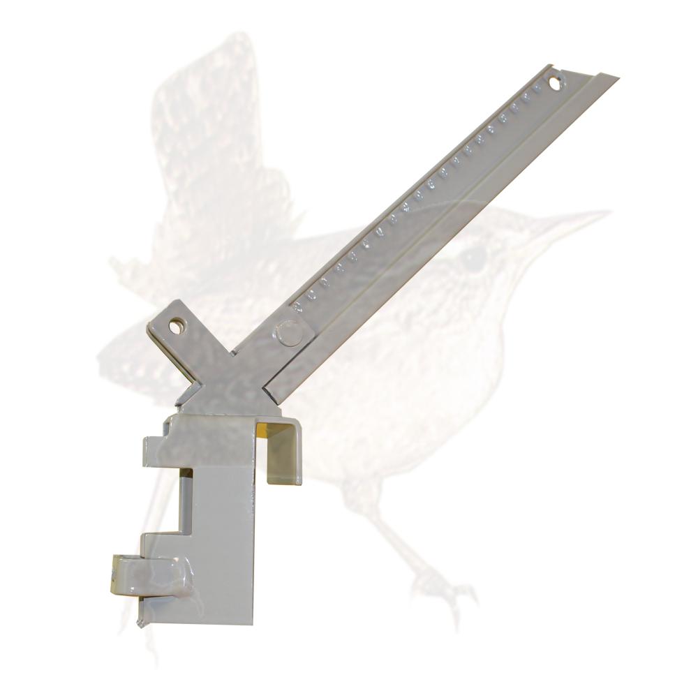 elkosta Stacheldrahthalter DP72 280 mm grau Mitte - Innen