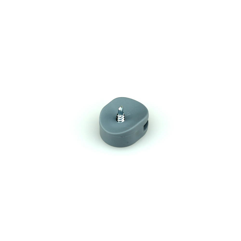 Spanndrahthalter DR25 grau + Schraube