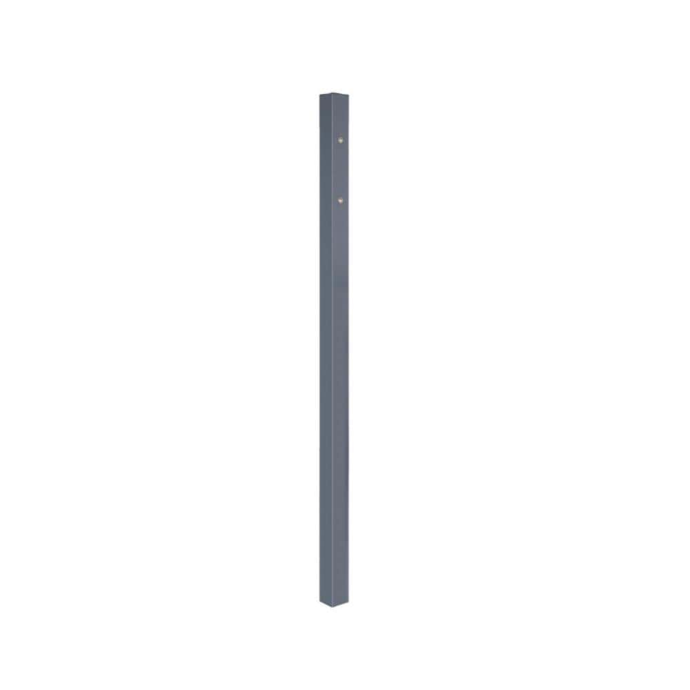 Zaun BREISGAU/FREIBURG Torpfosten Anschlag 1000 mm 60x60 mm anthrazit