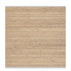 Sichtschutz WPC Classic 1780 x 1830 mm sand - Leiste silber