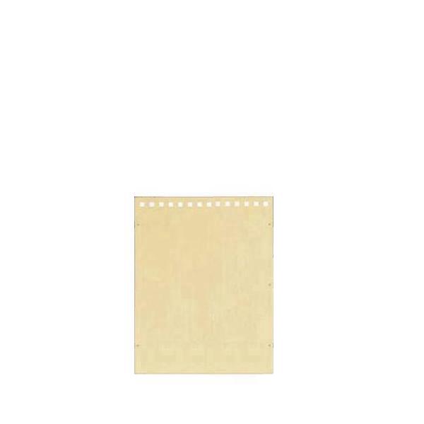 Sichtschutz quadro 950 x 744 mm Elfenbein Blech