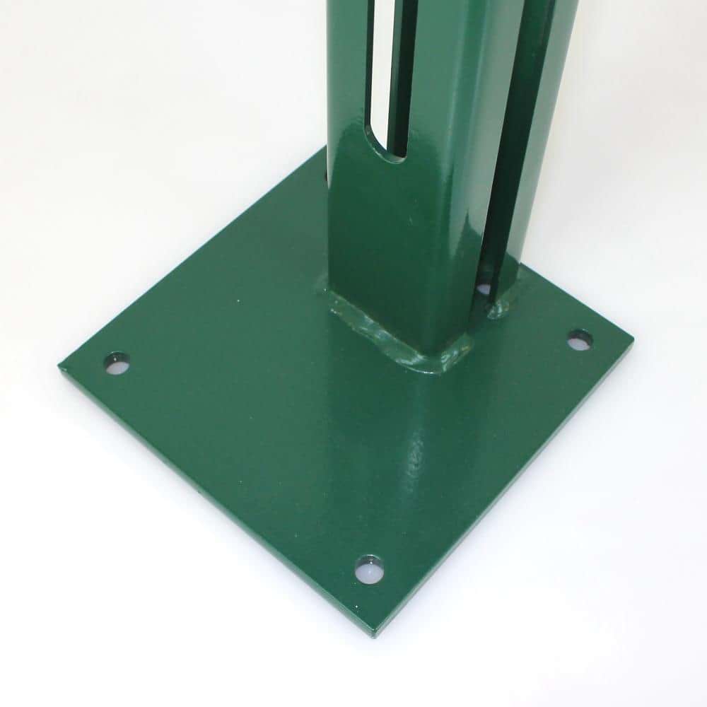 Bodenplatte für Torpfosten 80 x 80 mm grün