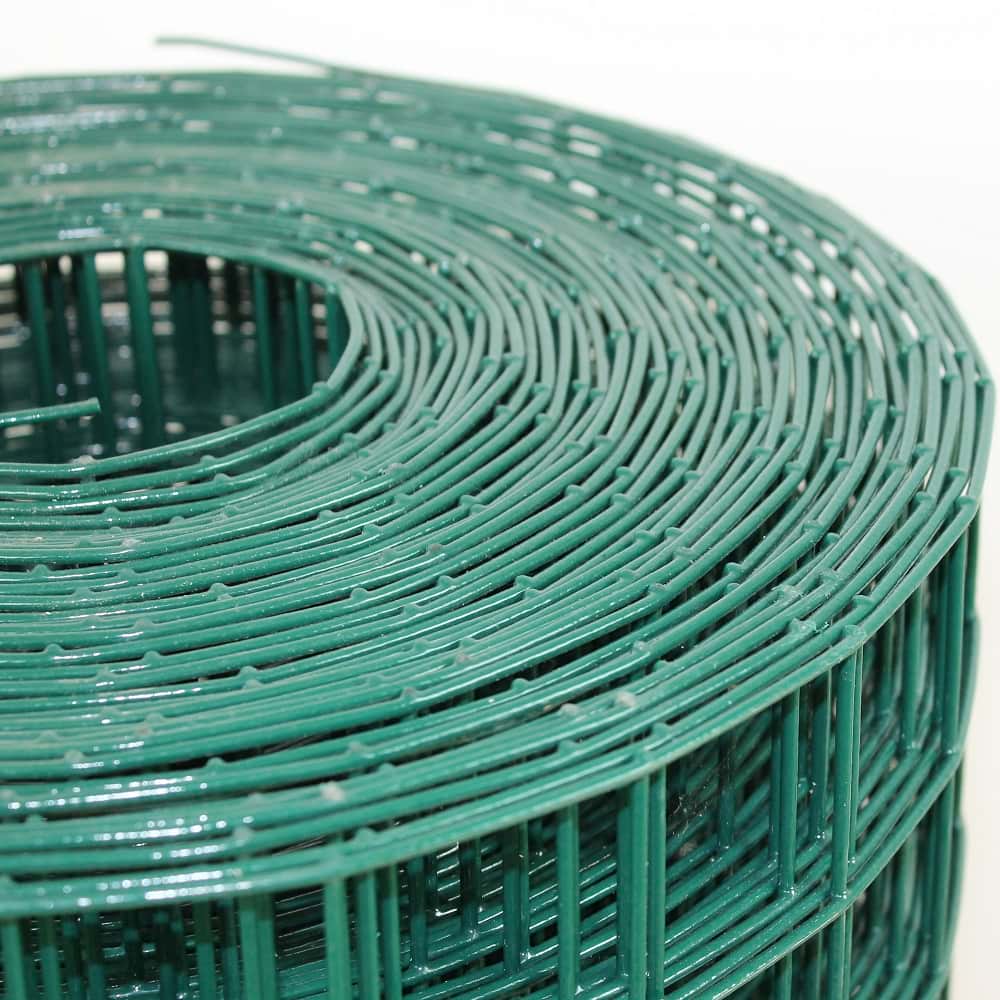 ESAPLAX-Gitter 50,8x50,8x2,60x1020 mm, plastifiziert grün